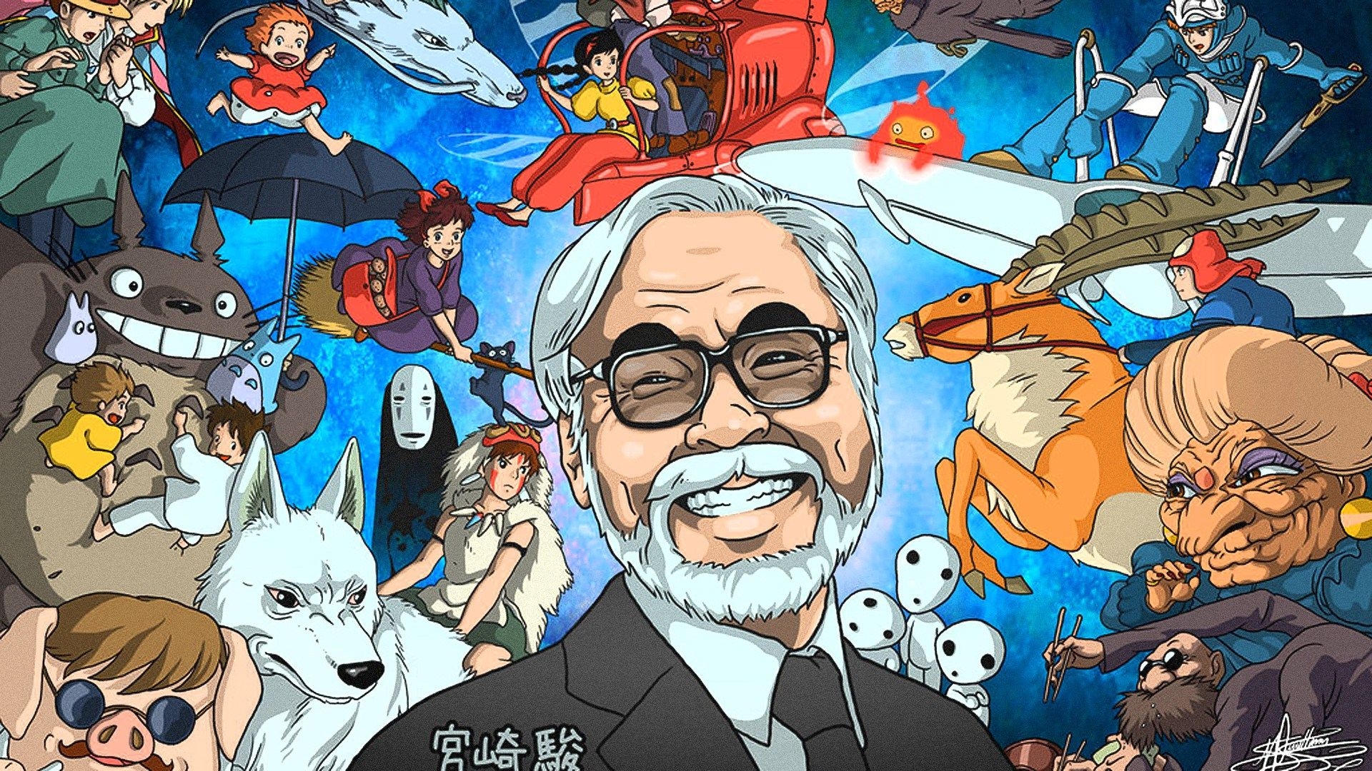 1920x1080 Hayao Miyazaki, Studio Ghibli HD Wallpaper & Background • 34813 • Wallur, Desktop