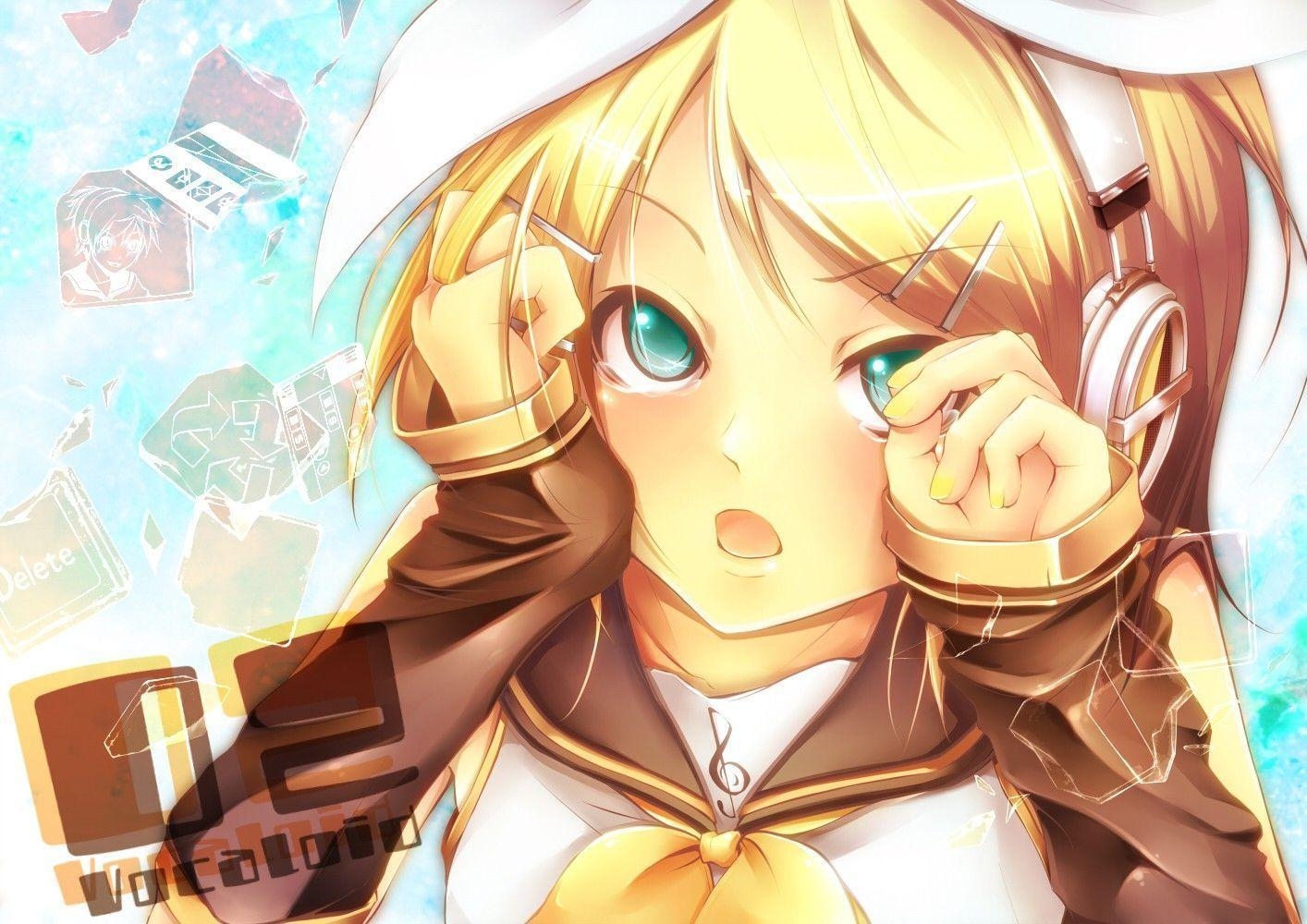 1420x1000 rin kagamine, Desktop