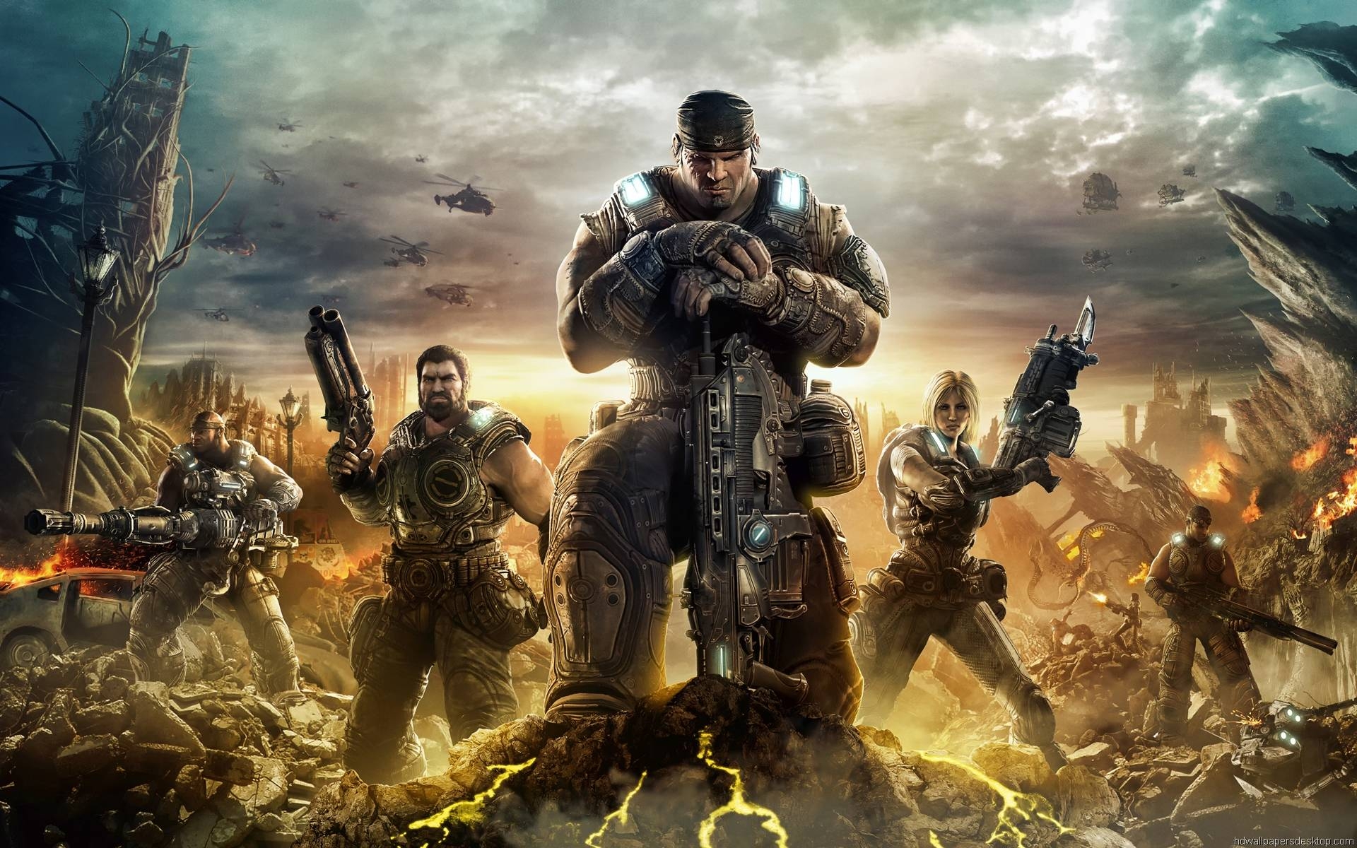 1920x1200 Gears Of War 3 Wallpaper Full HD, Desktop