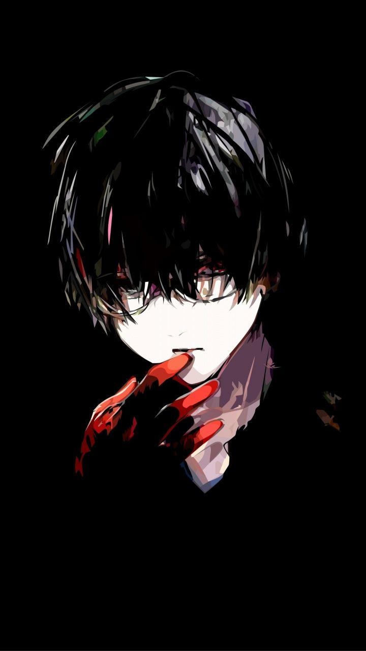 720x1280 wallpaper Anime boy, Tokyo Ghoul, minimal art, Phone