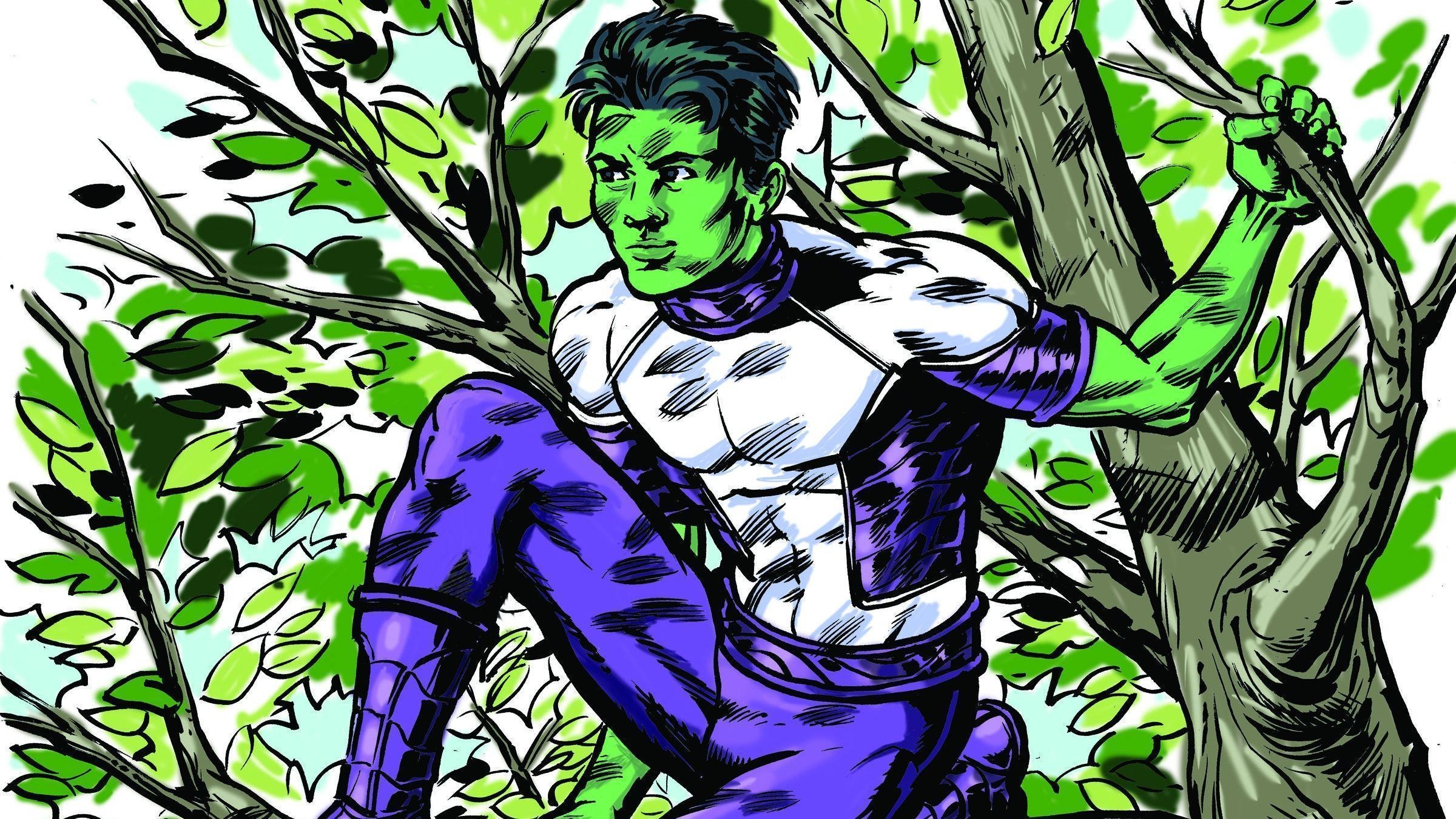 2400x1350 Beast Boy HD Wallpaper, Desktop