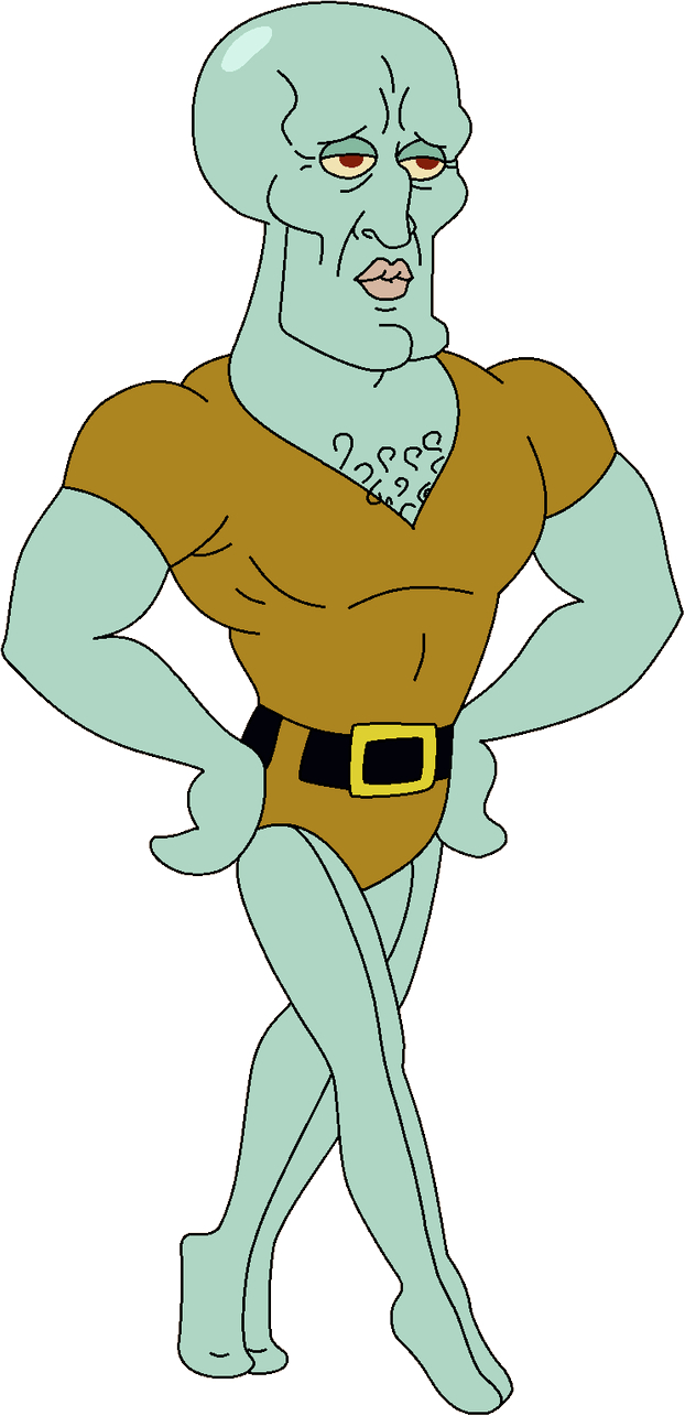 630x1290 Download Free png Handsome Squidward (Full Body), Phone