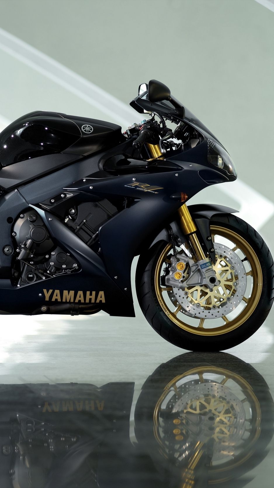 940x1670 Download Wallpaper  Yamaha Yzf R Black, Yamaha, Phone