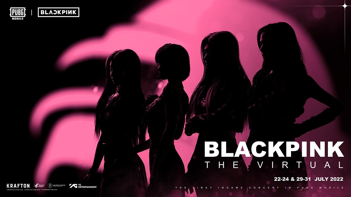 1200x680 BLACKPINK Unveil New Poster For 'BLACKPINK X PUBG Mobile 2022 In Game Concert: The Virtual', Desktop