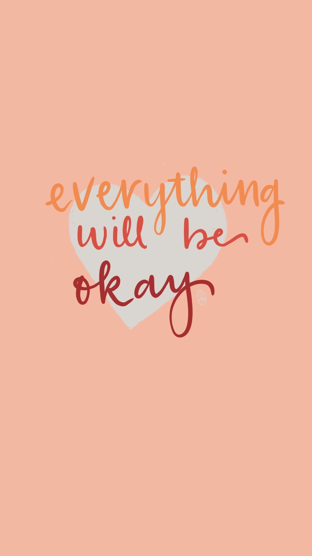 1080x1920 Everything will be okay wallpaper ☀️. Its okay quotes, Its okay, Wallpaper, Phone