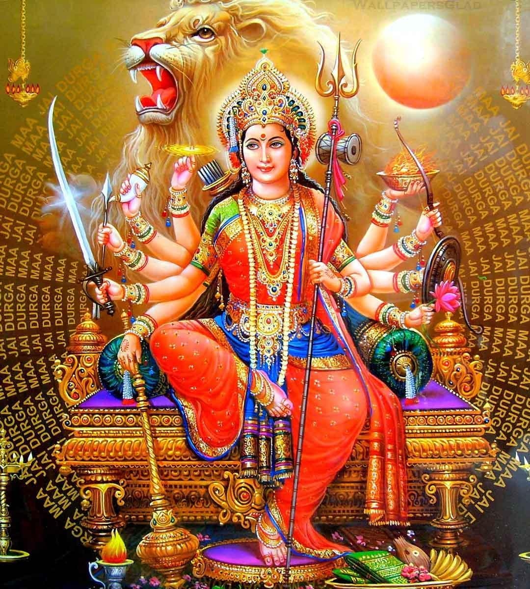 1080x1200 Durga Devi Wallpaper (Navaratri Dussehra Special) For Android, Phone