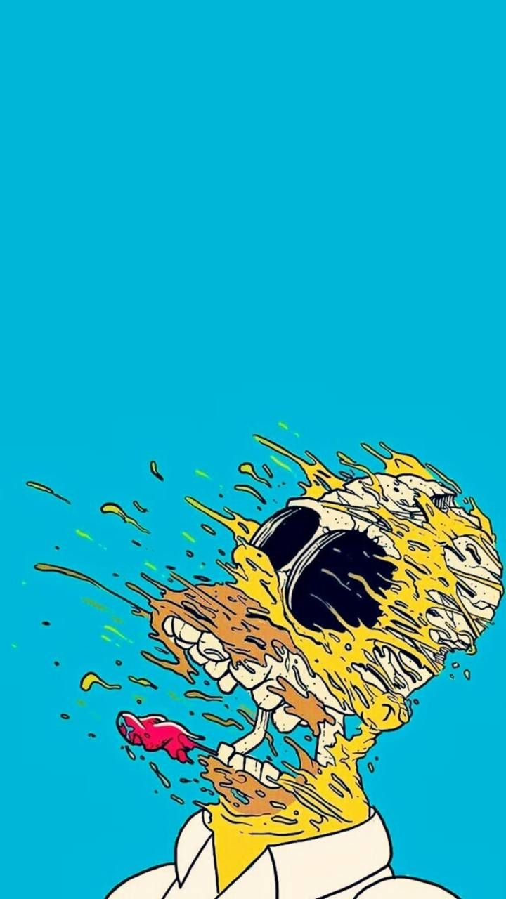 720x1280 Trippy Cartoon iPhone Wallpaper, Phone