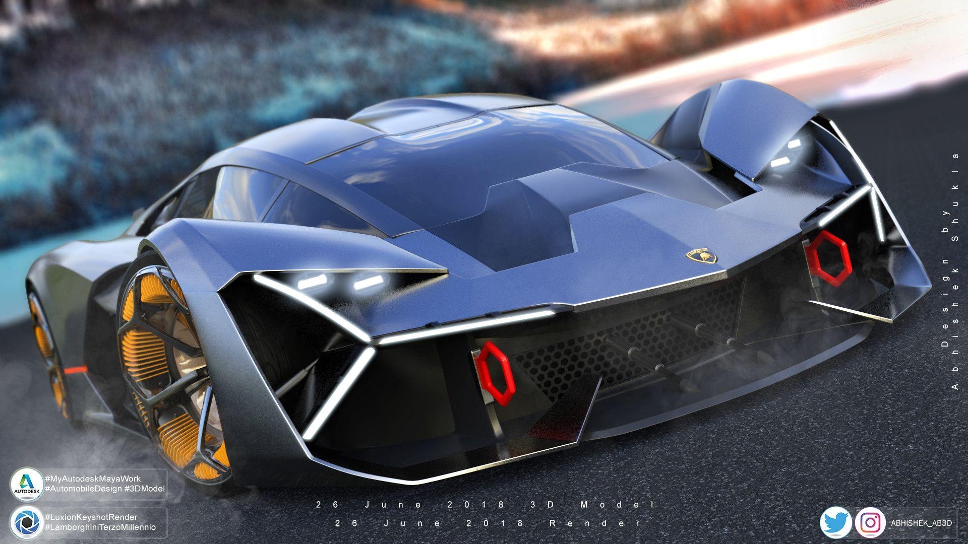 1920x1080 Lamborghini Terzo millennio concept 2017 Visualisation, Desktop