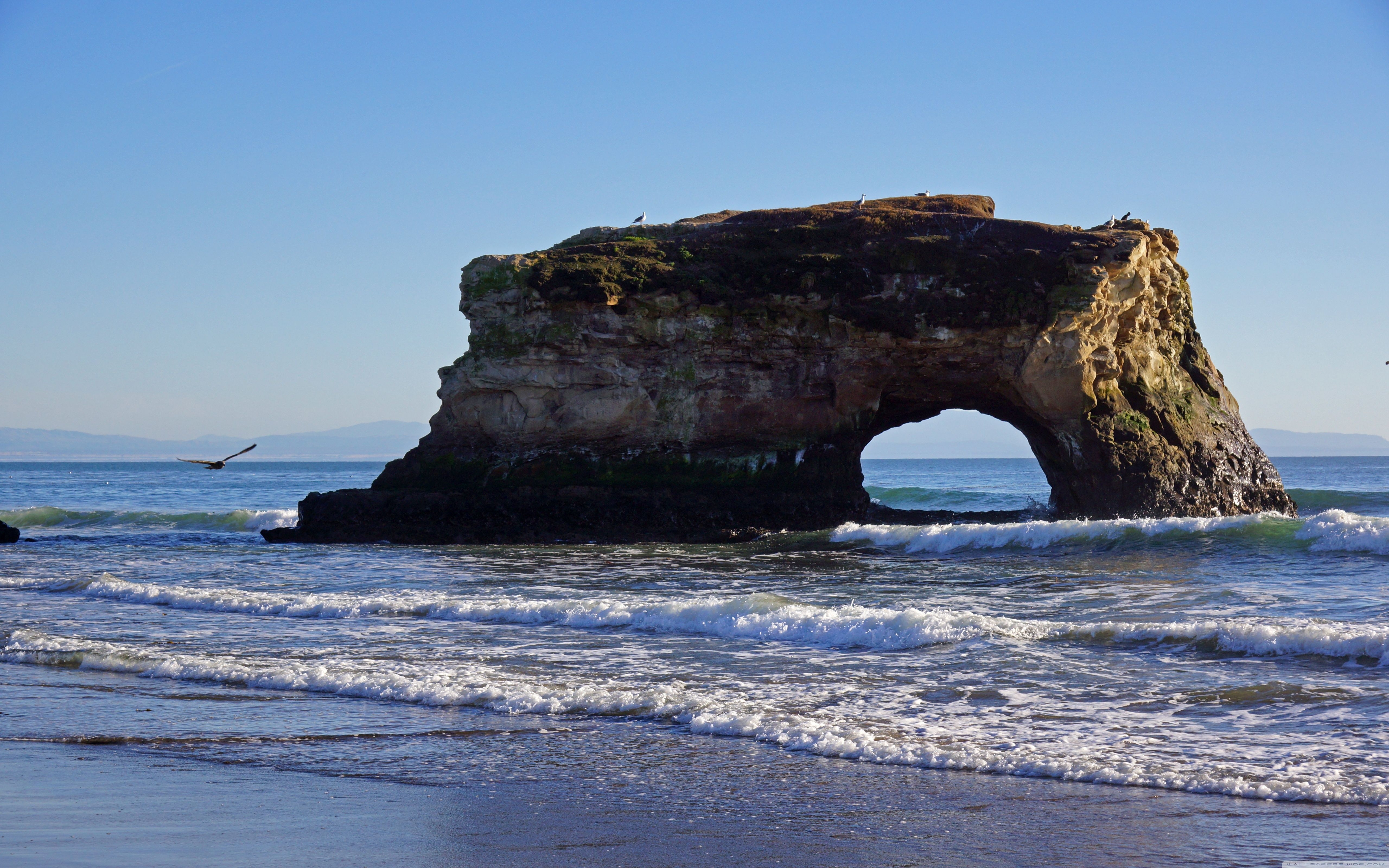 5120x3200 Natural Bridges State Beach, Santa Cruz ❤ 4K HD Desktop Wallpaper, Desktop