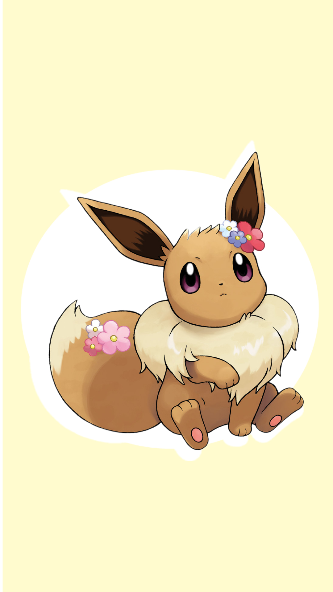 1080x1920 eevee #wallpaper #floral #pokemon #cute Pokemon HD Wallpaper, Phone