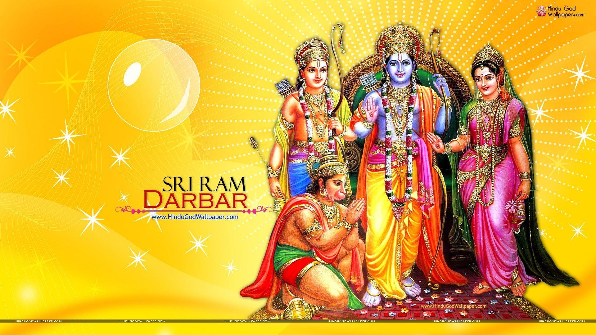 1920x1080 Shri Ram Darbar Wallpaper HD Free Download. Lord rama image, Desktop