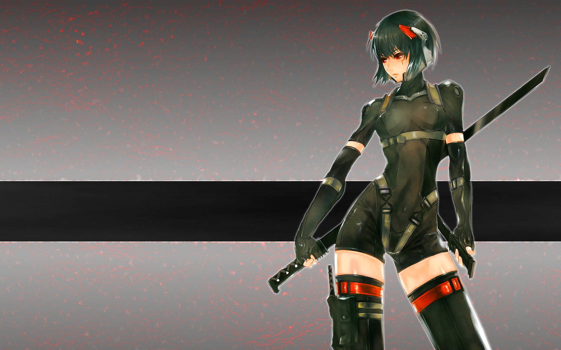 1920x1200 Anime warrior girl sword, Desktop