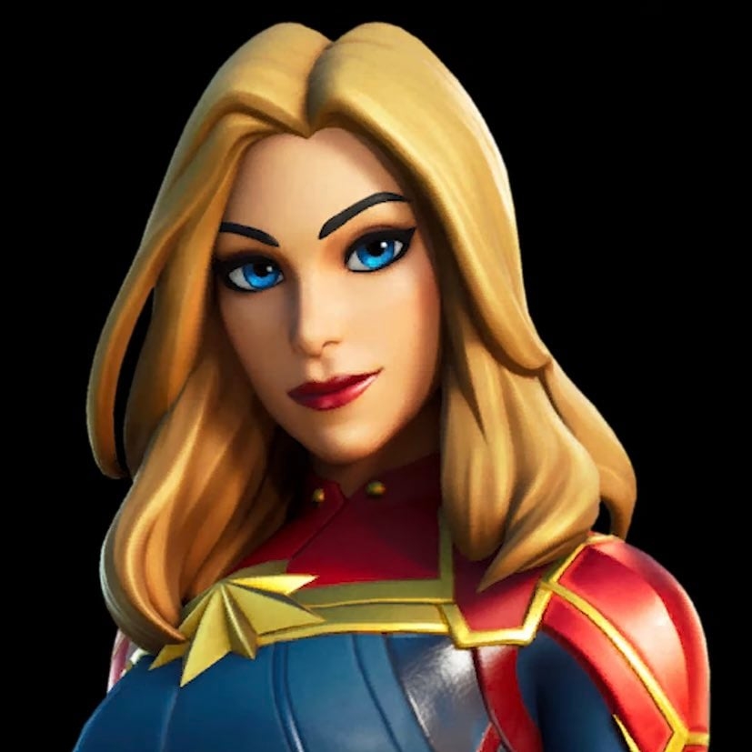 830x830 Captain Marvel Fortnite wallpaper, Phone