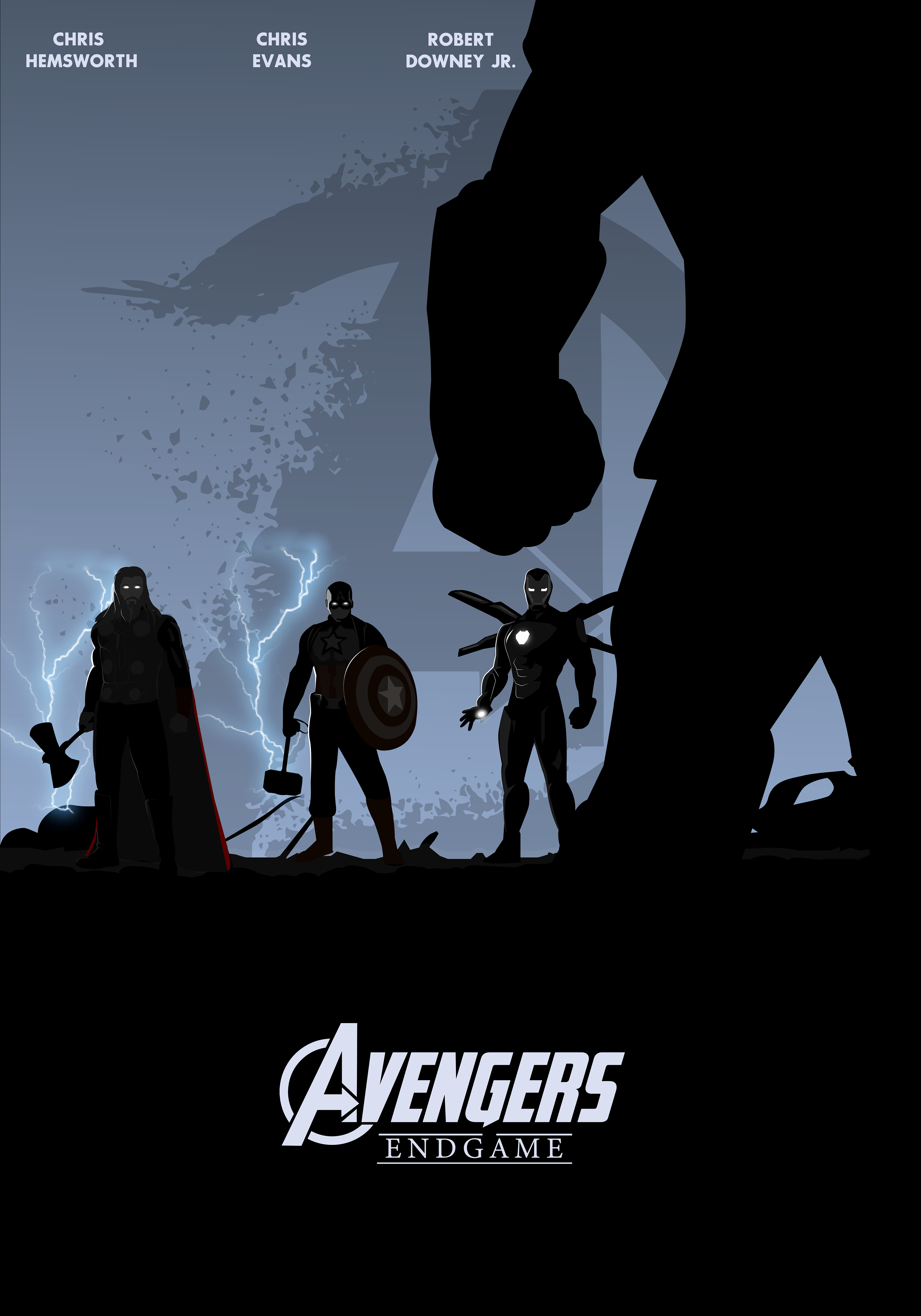 3840x5490 Avengers: Endgame 4K Wallpaper, Thor, Captain America, Iron Man, Thanos, Illustration, Black, Black Dark, Phone