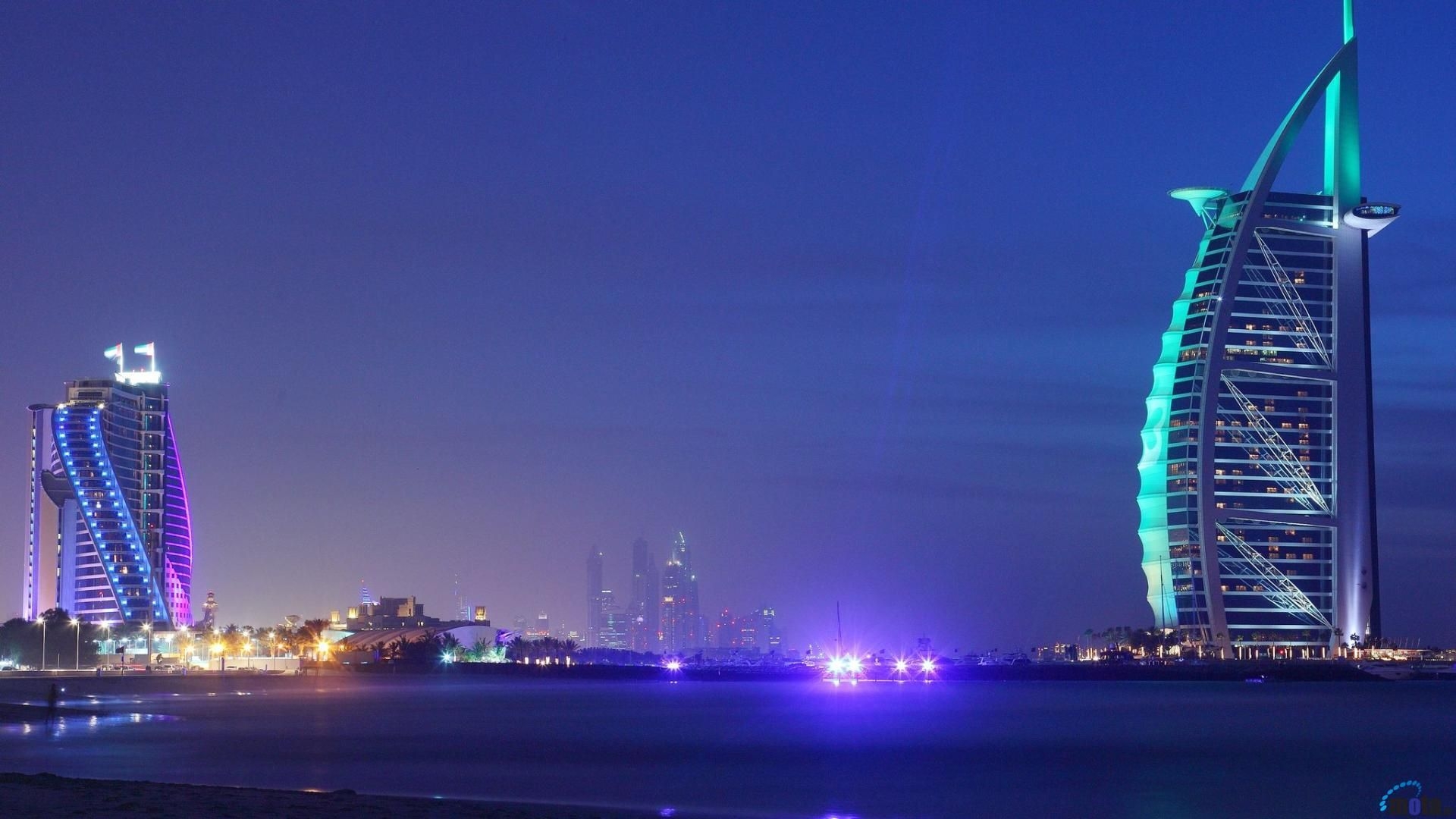 1920x1080 Burj Al Arab, Dubai at night. Dubai wallpaper hd, Dubai city image, Dubai city, Desktop