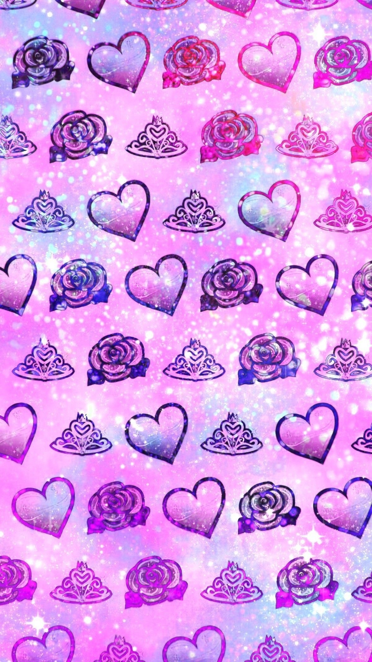 1200x2140 Wallpaper Girly Heart Emoji, Phone