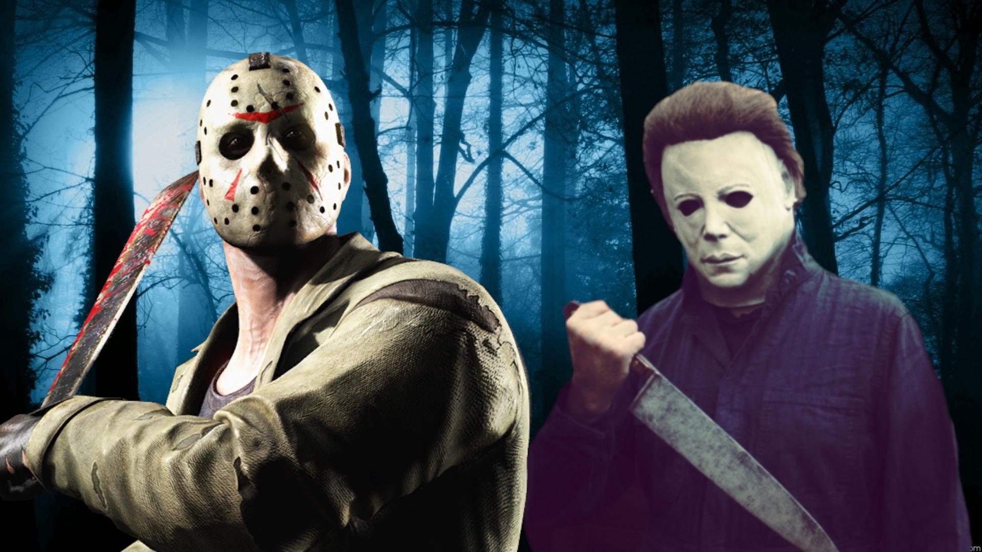 1920x1080 Jason Voorhees VS Michael Myers, Desktop