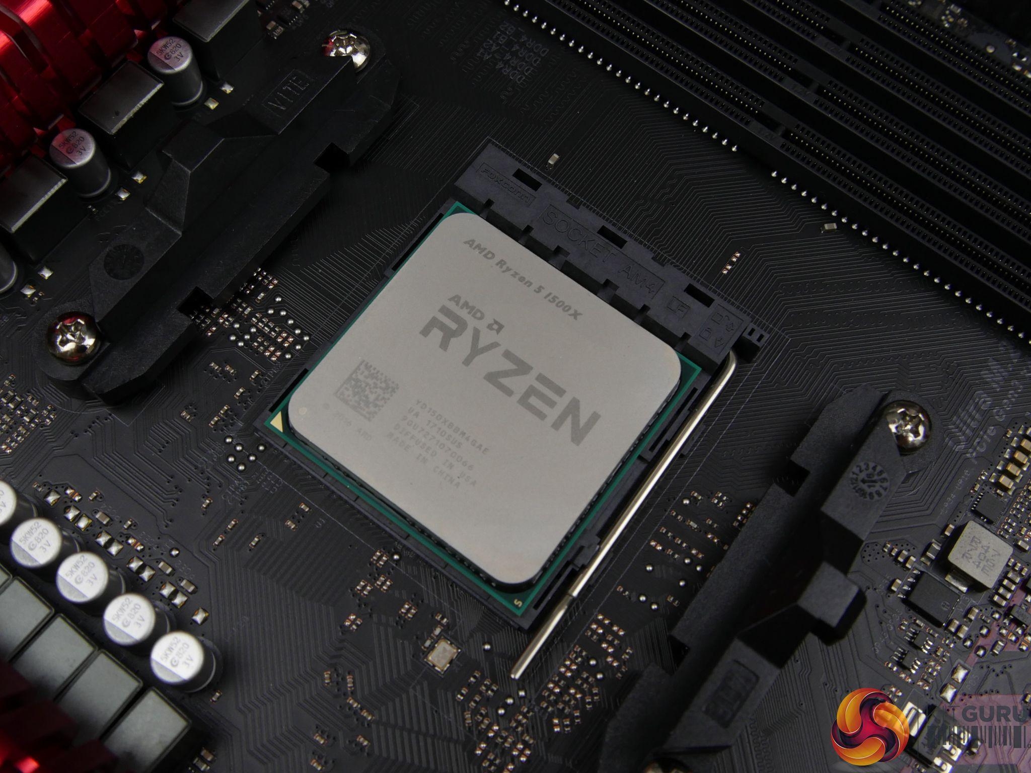 2050x1540 AMD Ryzen 5 1500X (4C8T) CPU Review, Desktop