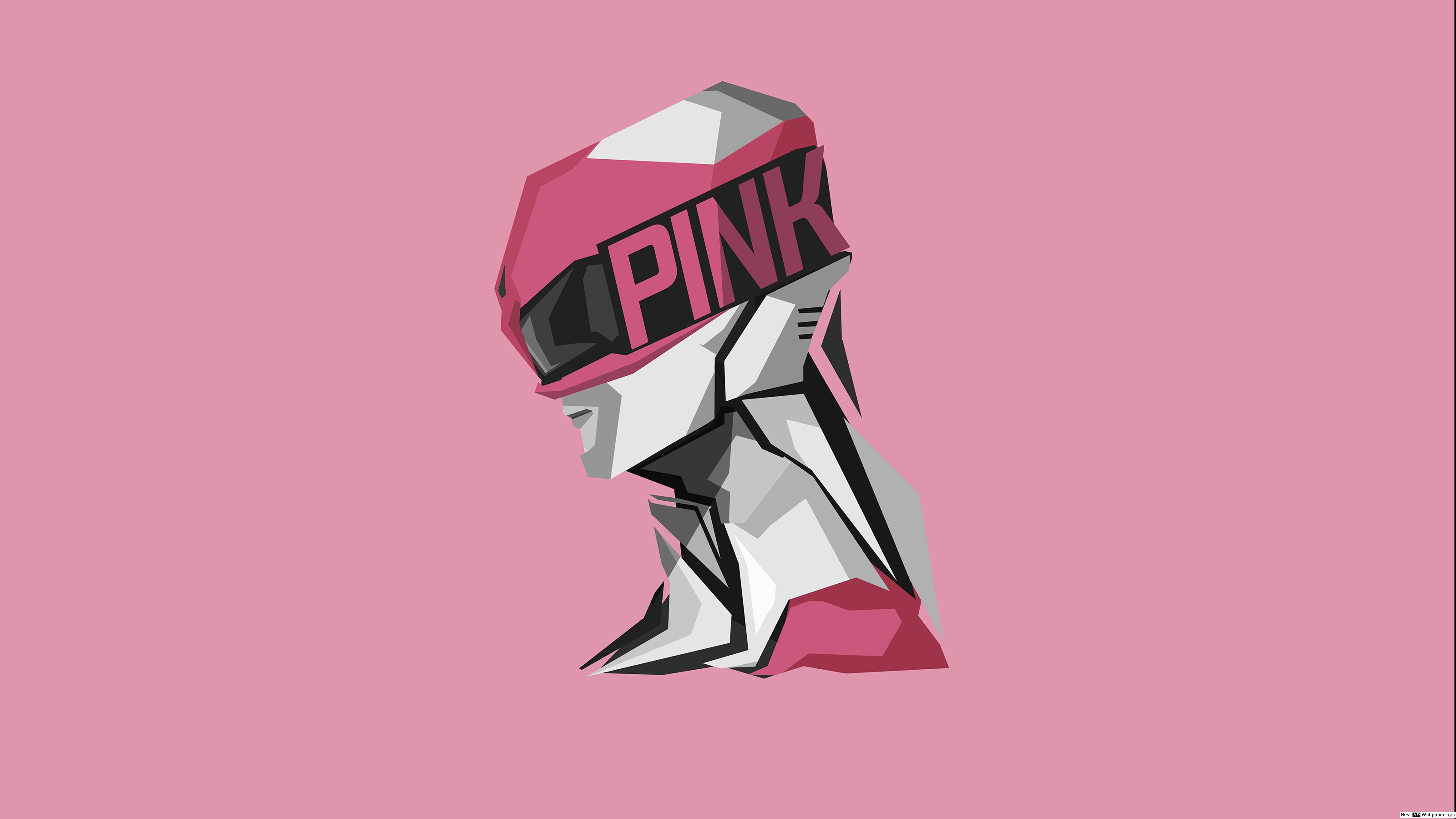 7680x4320 Power Ranger, Pink Ranger Minimalist HD wallpaper download, Desktop