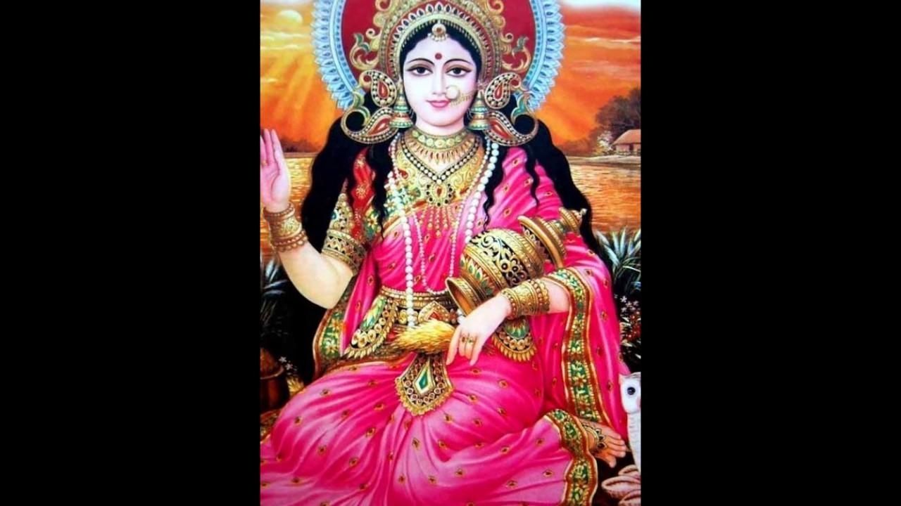 1280x720 Maa Laxmi Wallpaper, Lakshmi HD Photo, Image Facebook WhatsApp Video, Desktop