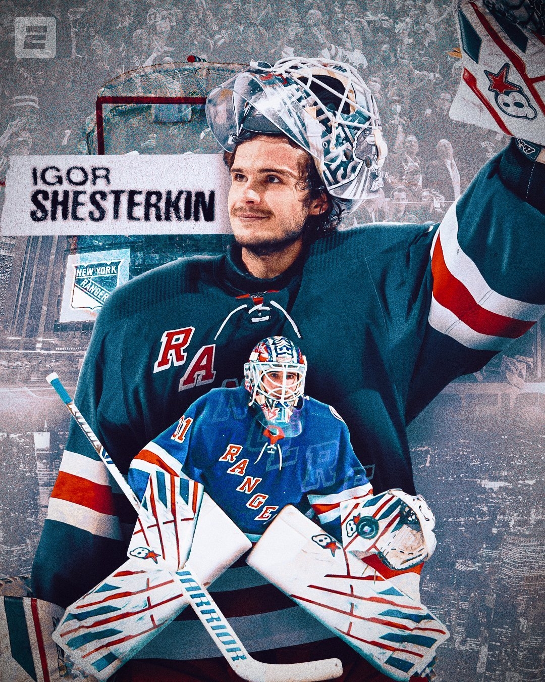 1080x1350 ESPN Vezina Trophy goes to none other than Igor Shesterkin, a stalwart in goal all season long, Phone