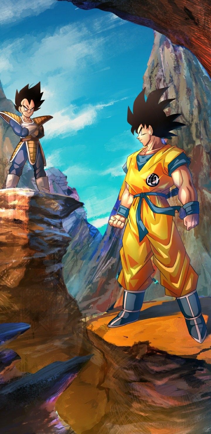 720x1480 Goku Vs Vegeta. Anime dragon ball goku, Dragon ball art goku, Dragon ball super manga, Phone