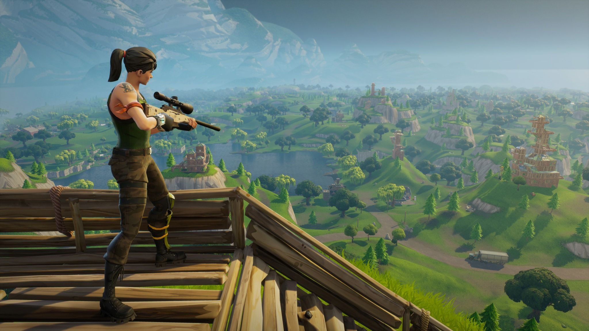 2050x1160 Fortnite Sniper 8k  Resolution HD 4k Wallpaper, Desktop