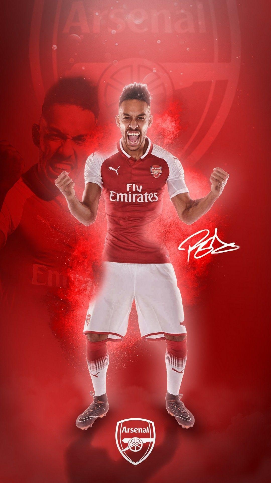 1080x1920 Aubameyang Arsenal Players Android Wallpaper. Android Wallpaper, Phone