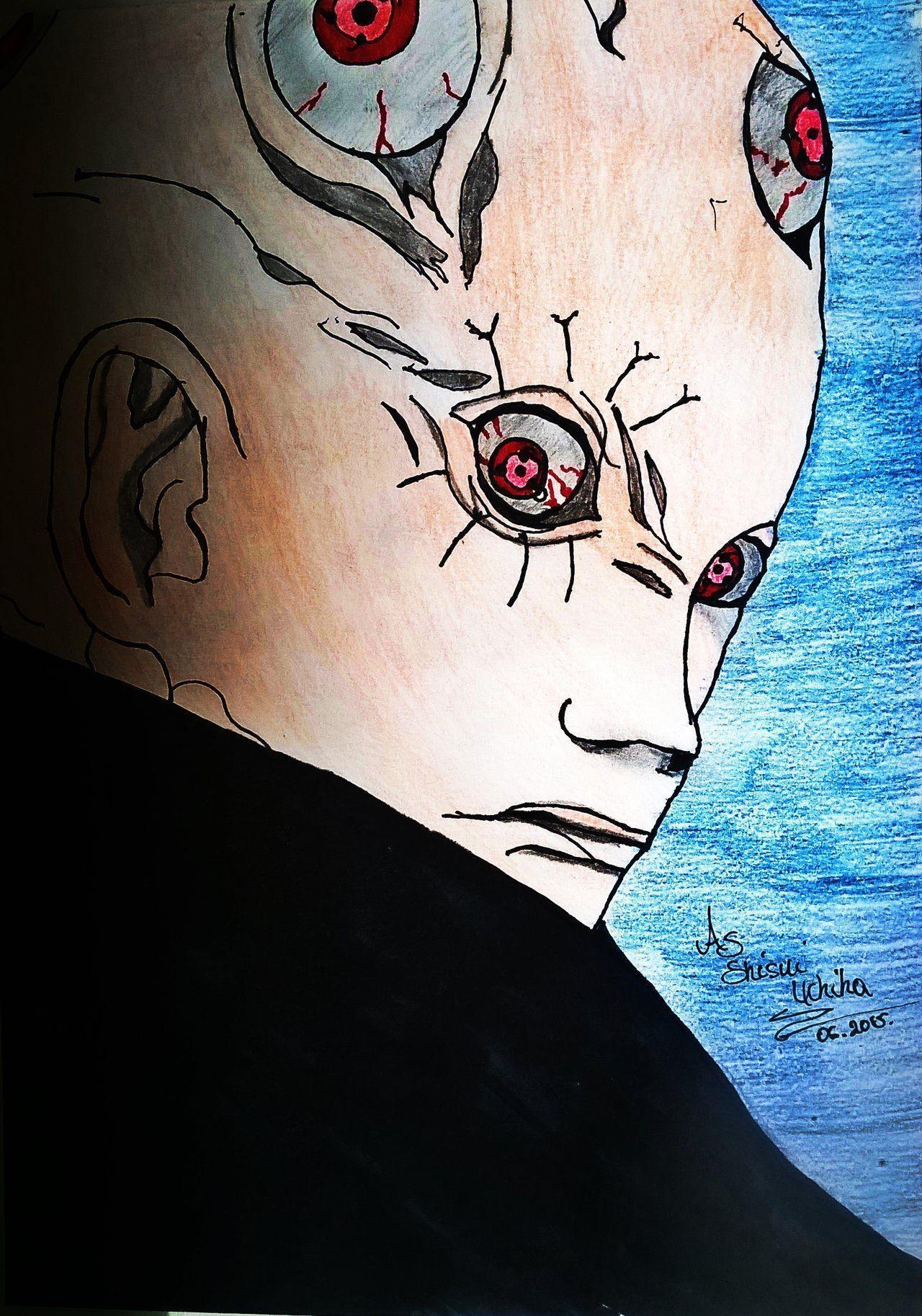 1280x1830 Naruto Gaiden Uchiha (2) (Drawings by AS), Phone