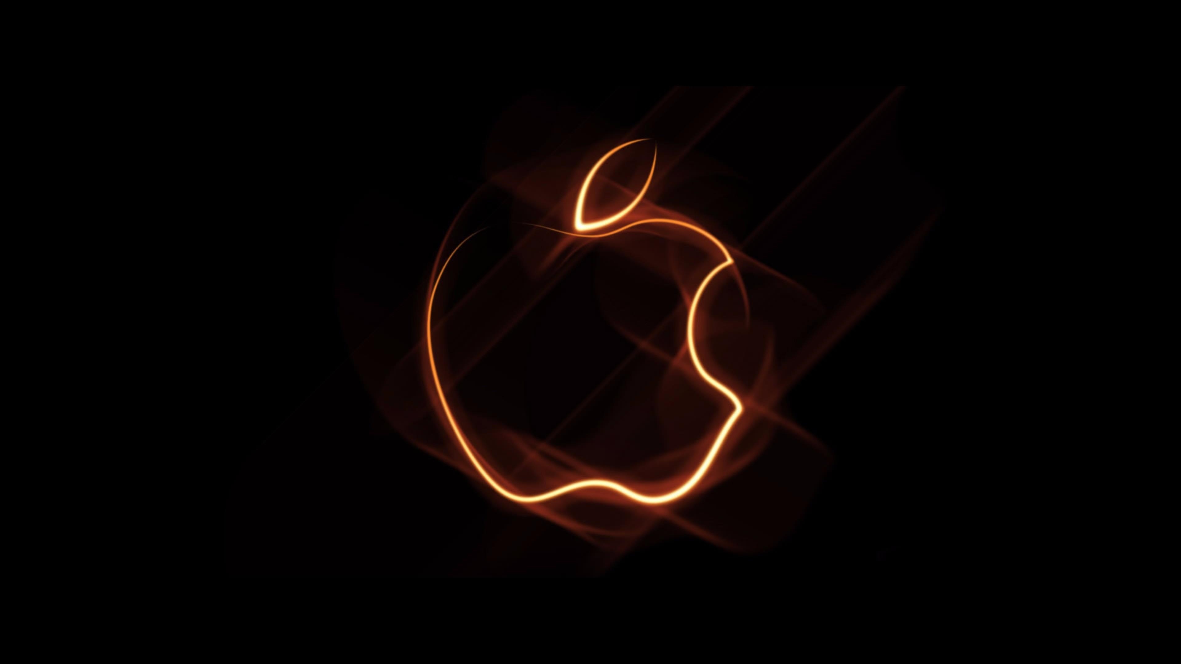 3840x2160 3D Apple Wallpaper background picture, Desktop