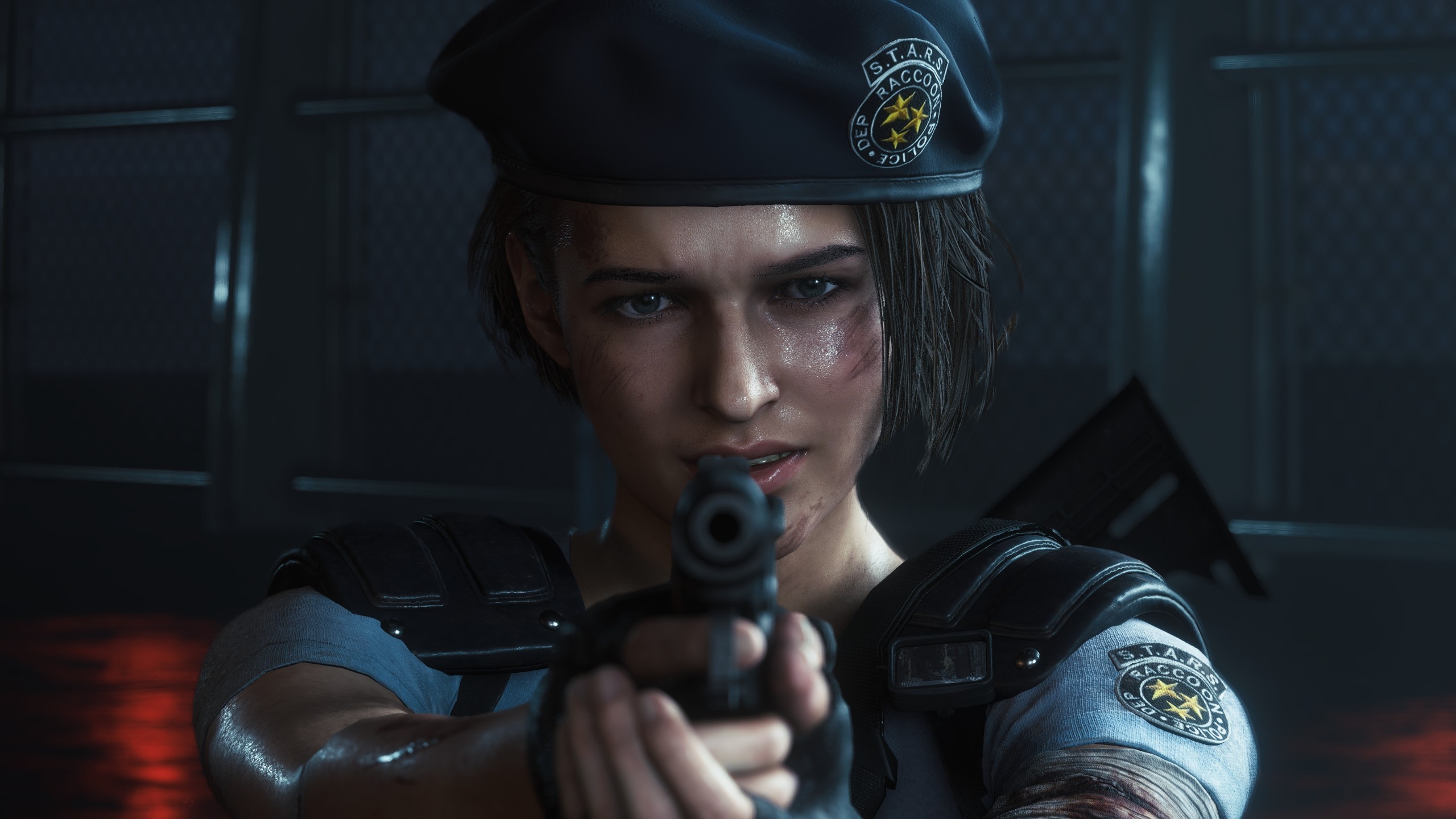 2560x1440 Wallpaper / Resident evil Resident Evil, Jill Valentine, video games, PC gaming, Capcom, S.T.A.R.S, frontal view, Resident Evil HD Remaster free download, Desktop