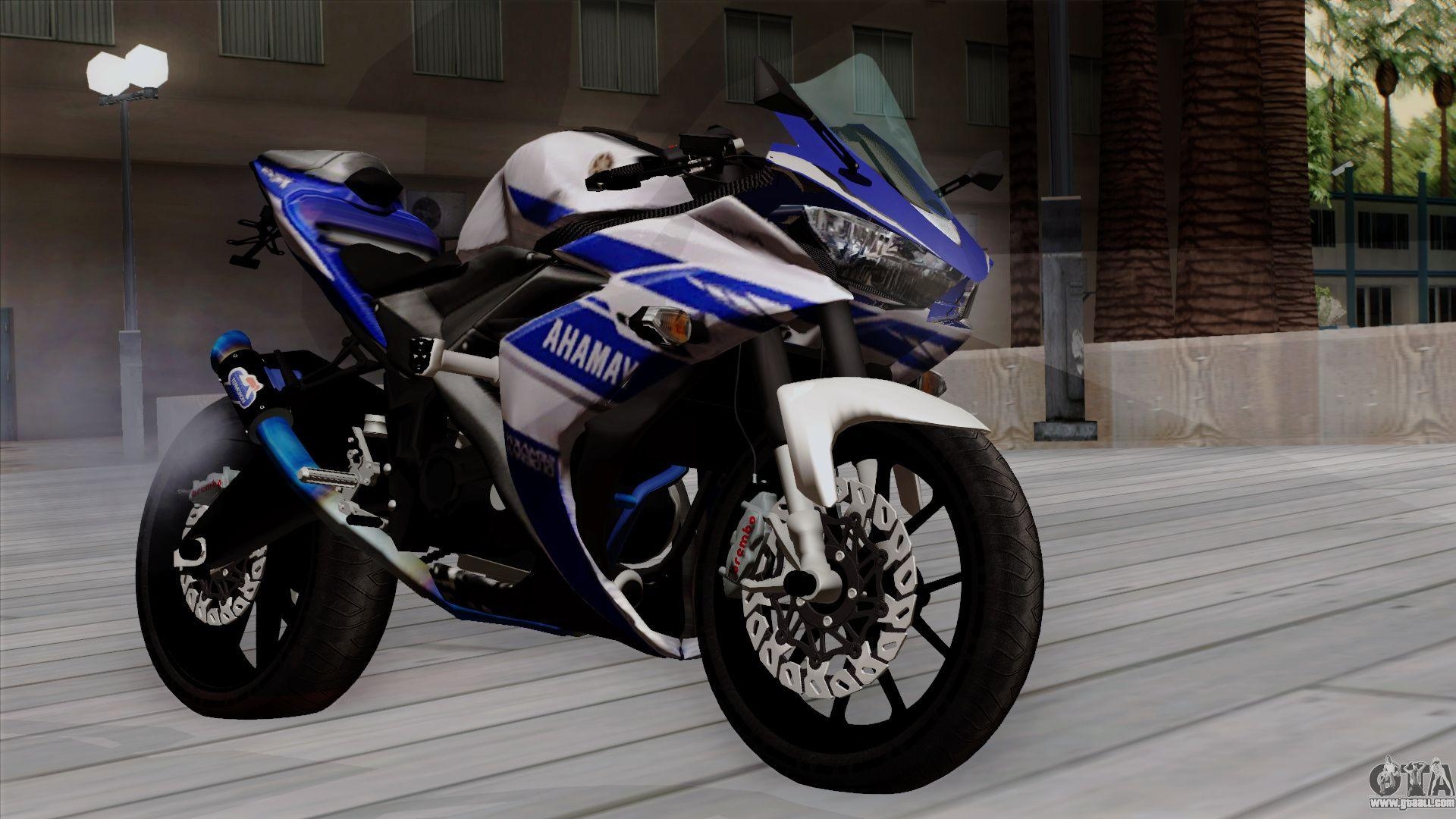 1920x1080 Yamaha YZF R1 2012 Black for GTA San Andreas, Desktop