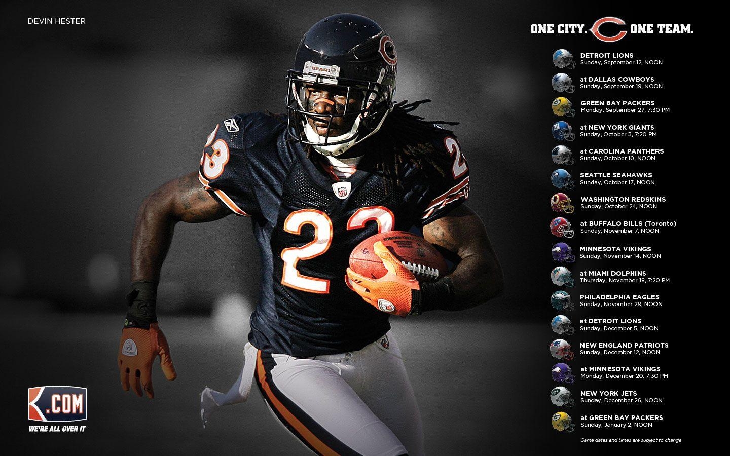 1440x900 Chicago Bears wallpaper, Desktop