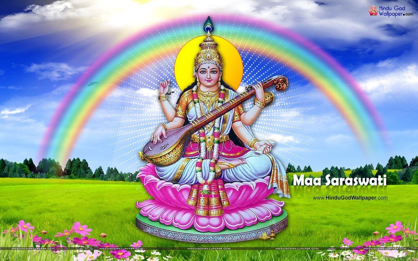 1440x900 Goddess Saraswati HD Wallpaper Full Size Download, Desktop