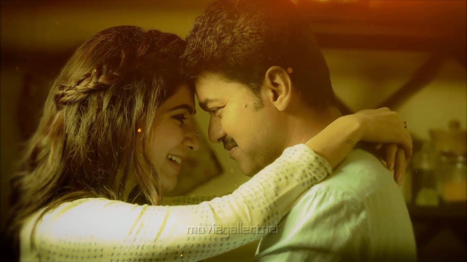 1920x1080 Mersal Movie HD Stills. Vijay. Samantha. Kajal Agarwal. New Movie Posters, Desktop