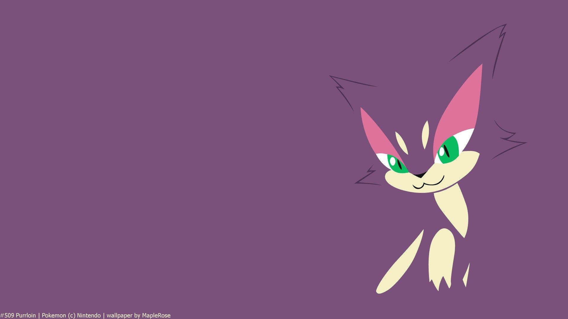 1920x1080 Minimal, Pokemon, Pokemon Generation V, Purrloin HD Wallpaper, Desktop