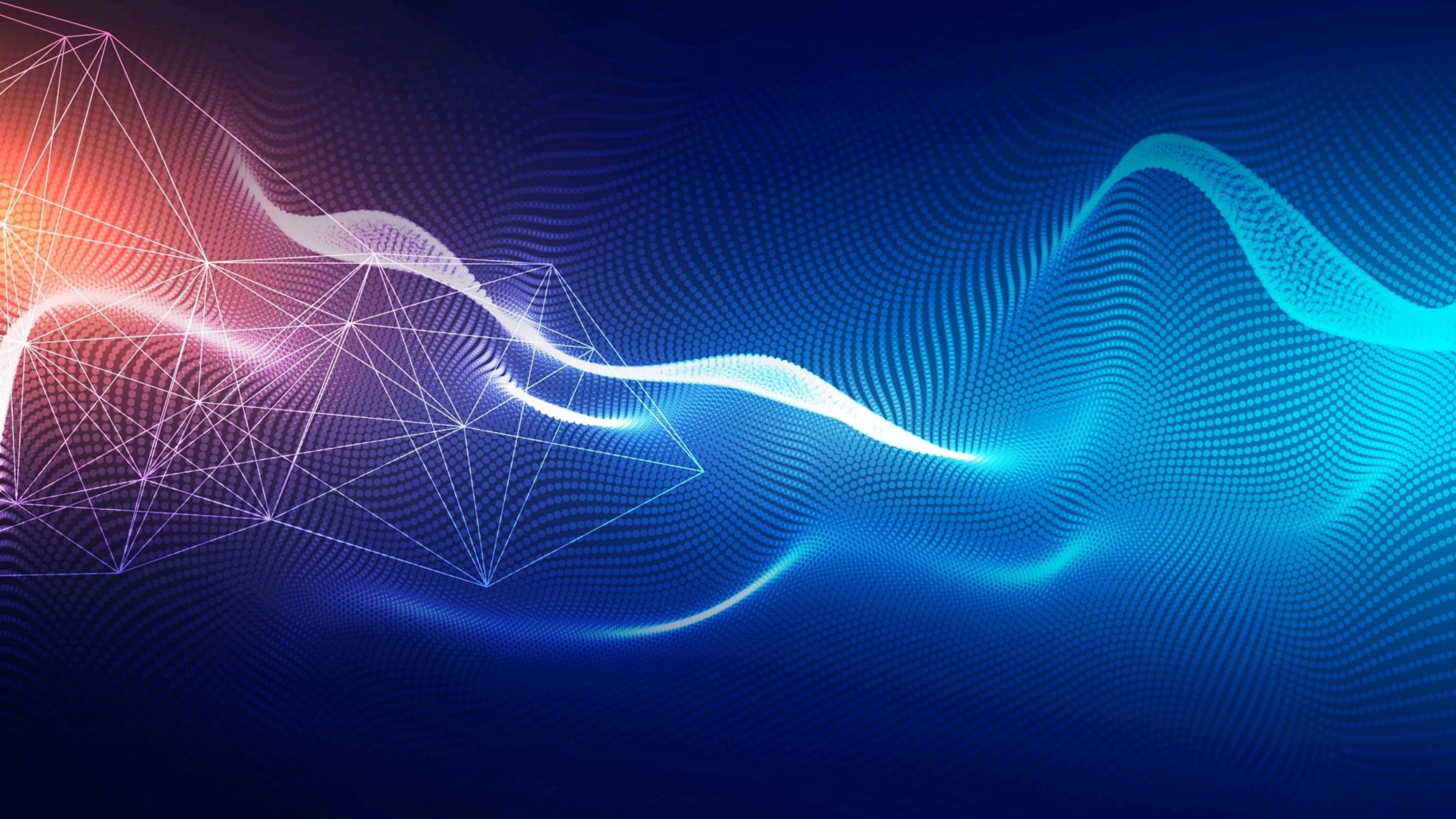 3840x2160 blue #light electric blue #connection #line #sky #graphics fractal art #technology #energy #net #wave #mesh K. HD wallpaper, 3440x1440 wallpaper, Fractal art, Desktop