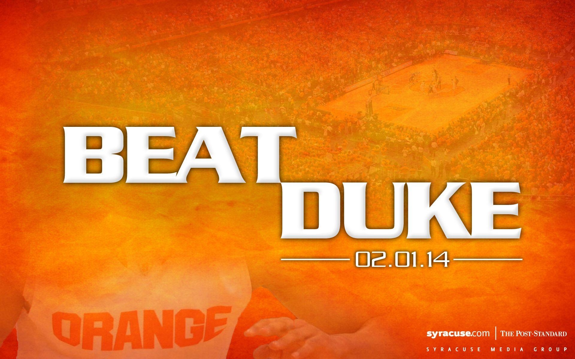 1920x1200 Syracuse basketball desktop wallpaper: Get ready to #BeatDuke, Desktop