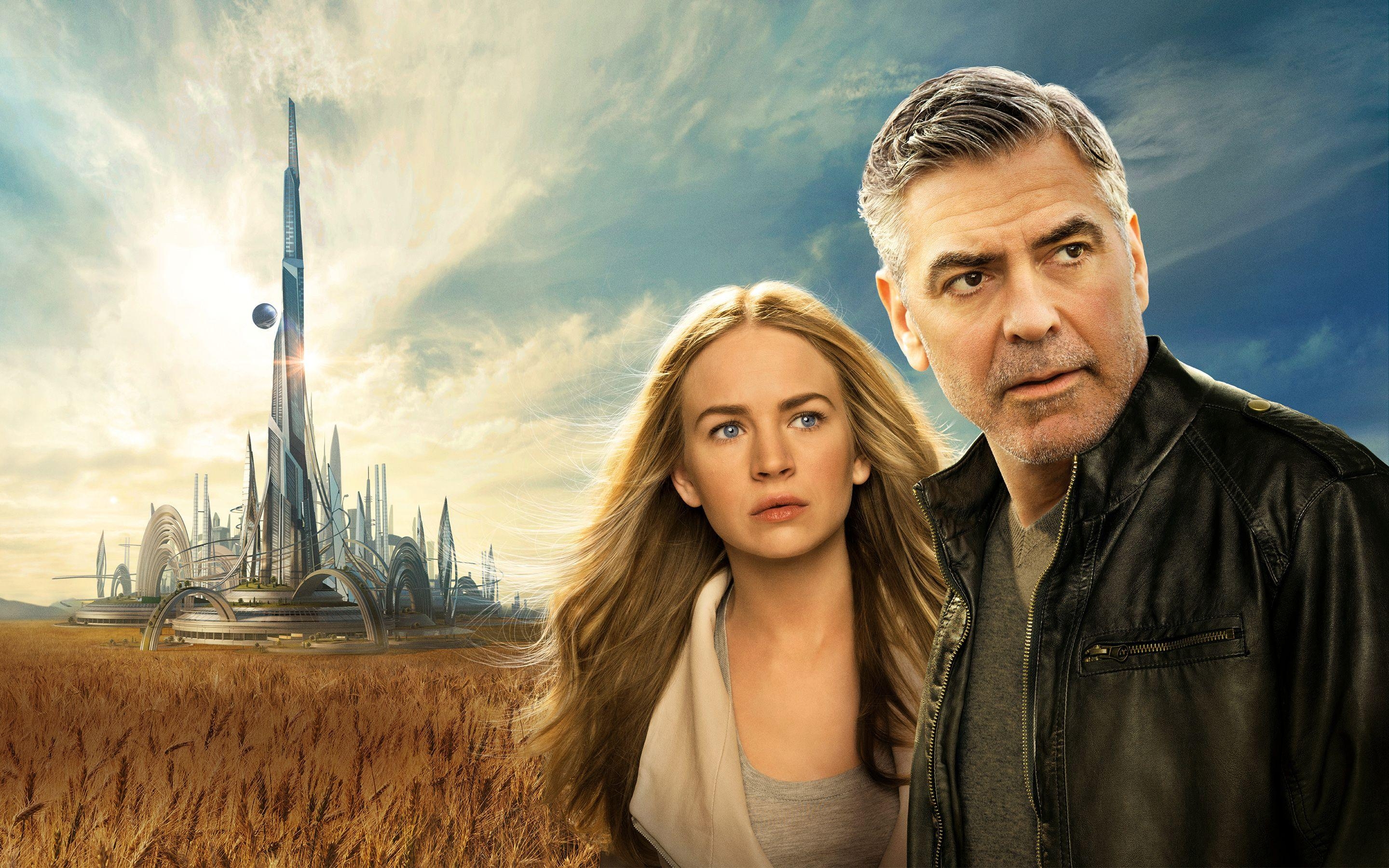 2880x1800 Britt Robertson George Clooney Tomorrowland Wallpaper. HD, Desktop