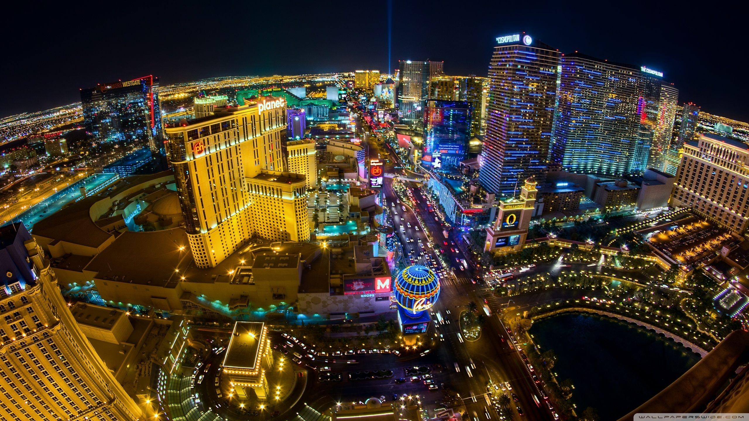 2560x1440 Las Vegas Aerial View HD desktop wallpaper, Widescreen, High, Desktop