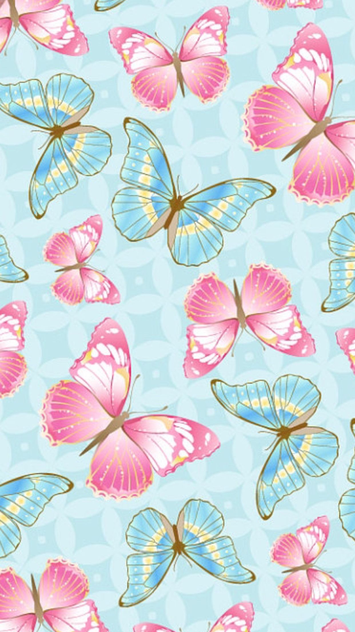 1250x2210 Butterfly Background, Phone