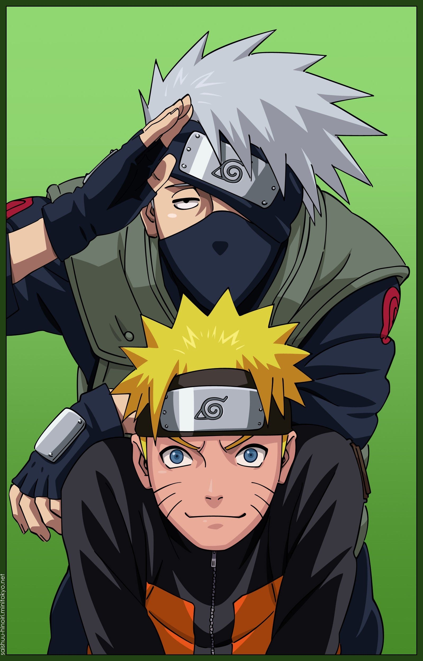 1600x2500 Naruto Kakashi sensei and Naruto wallpaperx2500, Phone