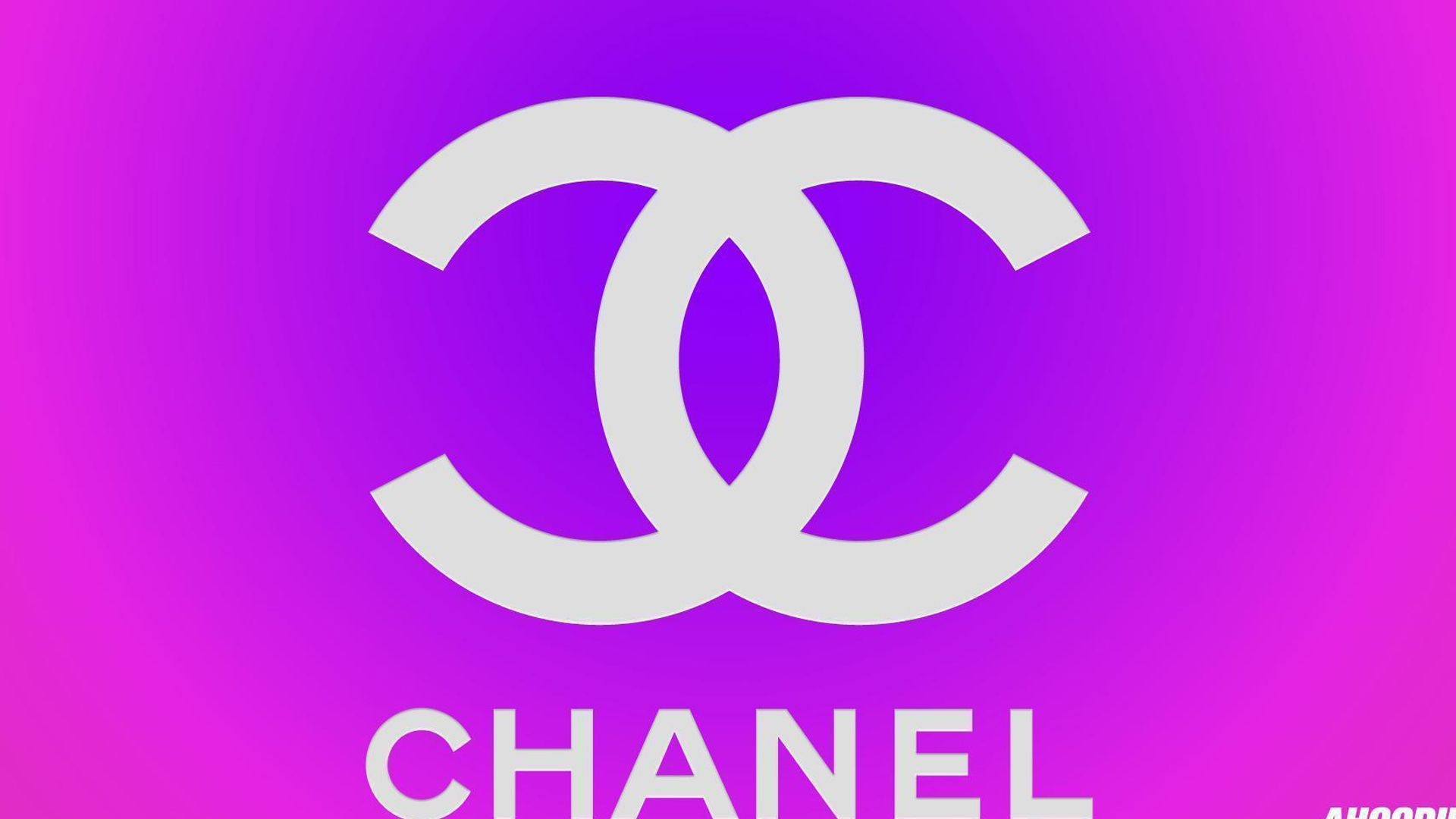 1920x1080 chanel logo in pink and purple background HD chanel Wallpaper, Desktop