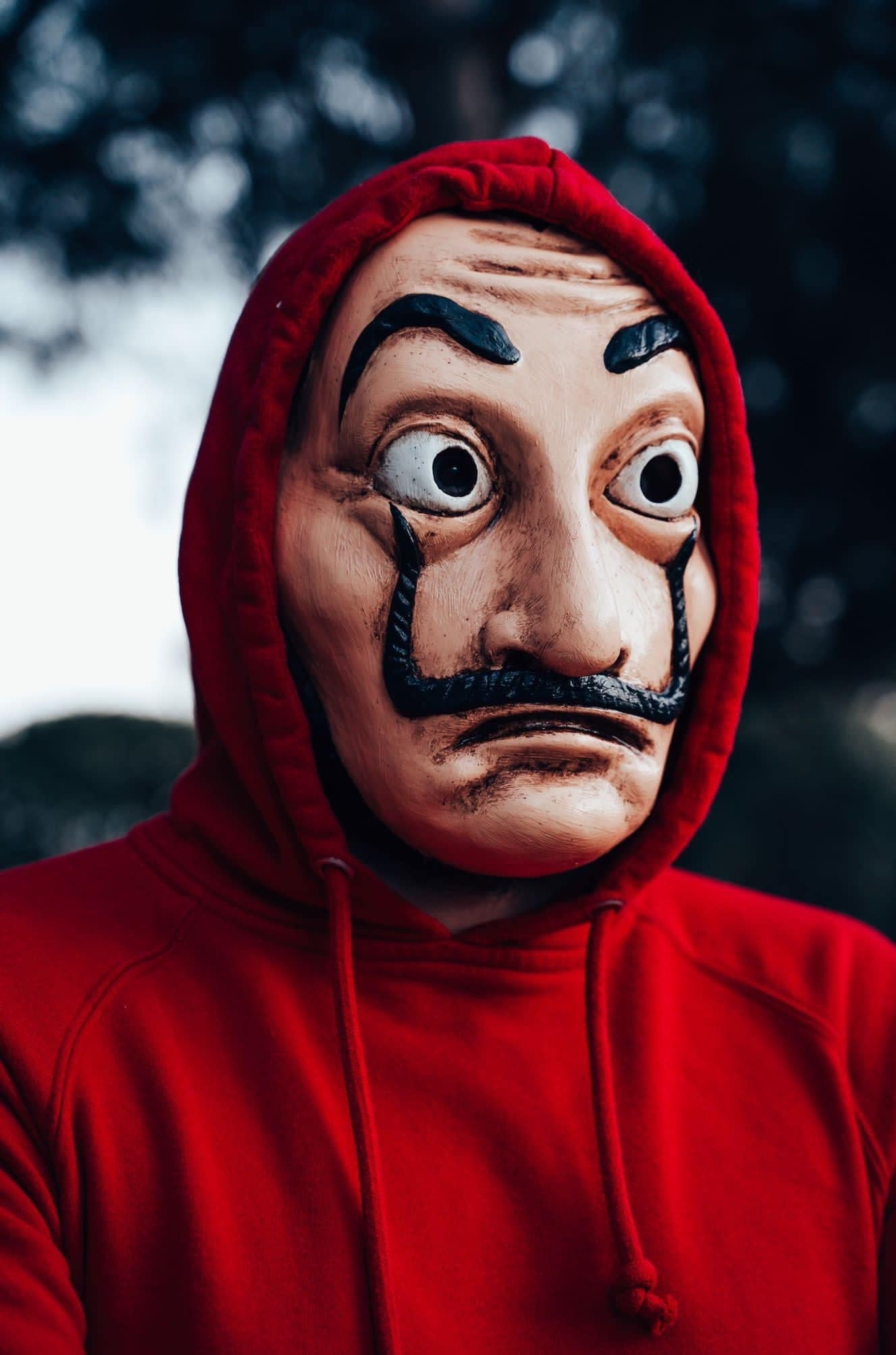 1330x2010 Salvador Dalí mask original from La Casa De Papel money heist, Phone