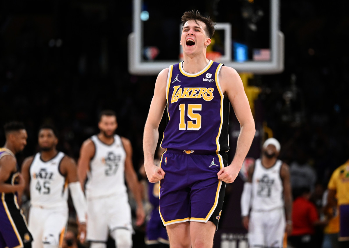 1200x860 Lakers: Austin Reaves Credits Home Crowd for Big Win Over Jazz Lakers. News, Rumors, Videos, Schedule, Roster, Salaries And More, Desktop