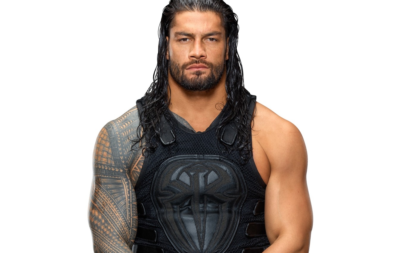 1340x850 Wallpaper look, tattoo, tattoo, muscle, muscle, wrestler, tattoo, WWE, athlete, Roman Reigns, Roman Raines image for desktop, section мужчины, Desktop