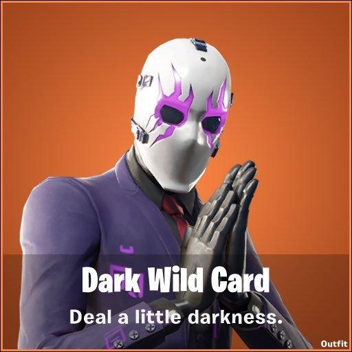 520x520 Dark Wild Card Fortnite wallpaper, Phone