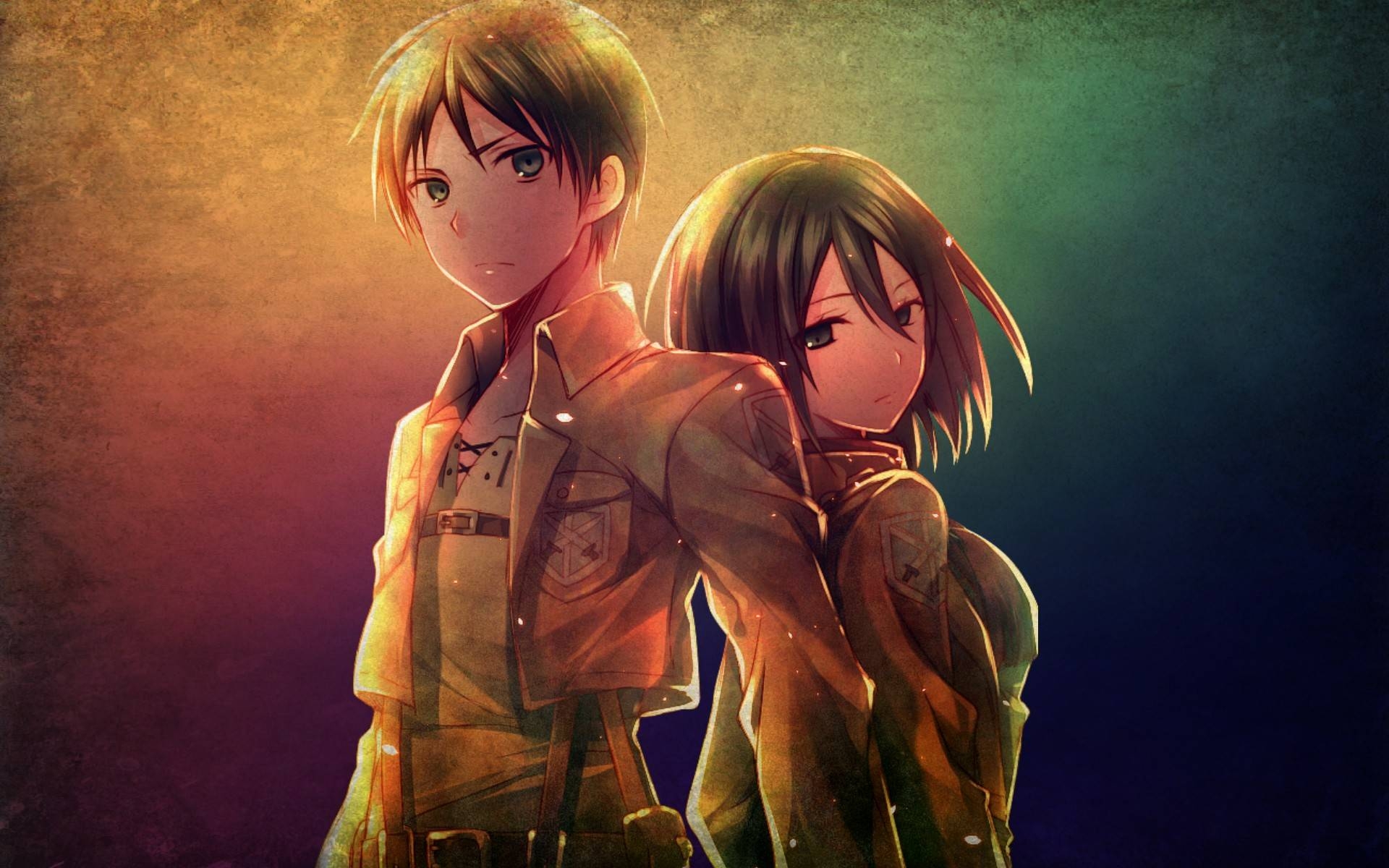 1920x1200 Eren and Mikasa Wallpaper Free Eren and Mikasa Background, Desktop