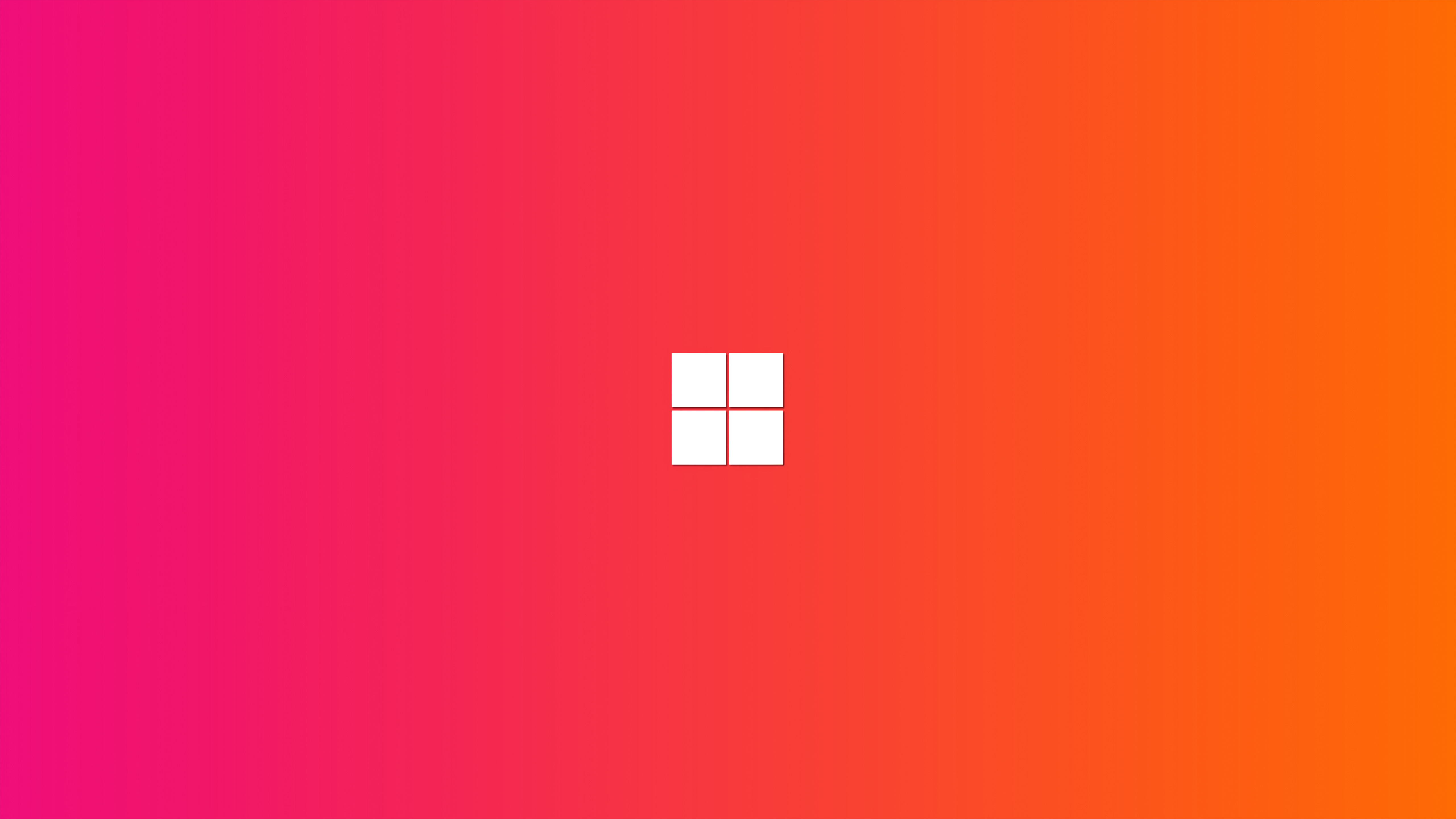 Windows 11, Red and Orange, Desktop Background, 5K