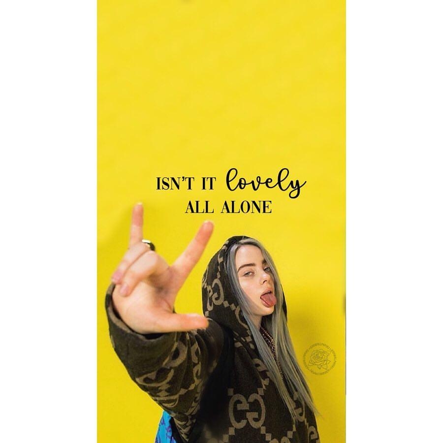 900x900 ✰Requested✰ ↬ Billie Eilish— lockscreens ↬ requested, Phone